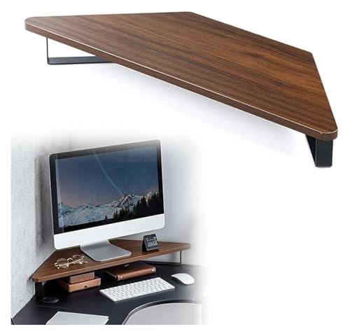 DMBBSAPBSH Eck-Monitorständer aus Holz, Eck Monitorständer, Eckmonitorständer, Aufbewahrungsregal for Desktop-Computermonitore von DMBBSAPBSH
