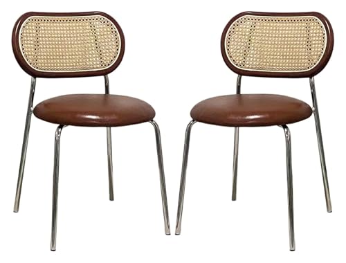 DMBBSAPBSH Esszimmerstuhl, Esszimmerstühle, Esszimmerstühle 2er-Set mit Metallbeinen for Schlafzimmer/Wohnzimmer/Laden(F) von DMBBSAPBSH