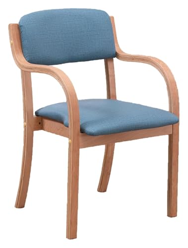 DMBBSAPBSH Esszimmerstuhl, Esszimmerstühle, Esszimmerstuhl mit Massivholzbeinen for Esszimmer, Wohnzimmer, Schlafzimmer, Küche(Blue) von DMBBSAPBSH