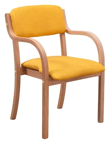 DMBBSAPBSH Esszimmerstuhl, Esszimmerstühle, Esszimmerstuhl mit Massivholzbeinen for Esszimmer, Wohnzimmer, Schlafzimmer, Küche(Yellow) von DMBBSAPBSH