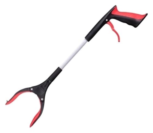 DMBBSAPBSH Greifzange, Faltbare Greifer, Greifwerkzeug, praktisch for Greifen von Objekten verschiedener Formen, Aufhebestäbe(Red) von DMBBSAPBSH