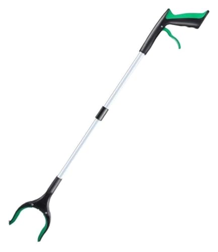 DMBBSAPBSH Greifzange, Faltbare Greifer, Langstieliger Picker, Faltbarer rotierender Grabber Reacher Greifer Werkzeug Müll Pick Up Stick(Green) von DMBBSAPBSH