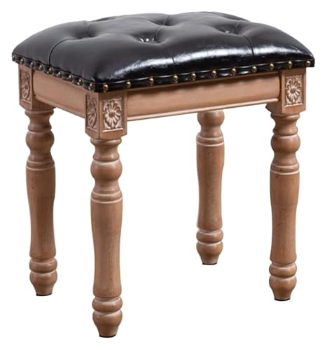 DMBBSAPBSH Klavierbank, Pianobank, Klavierhocker, Schminkstuhl Klavierhocker Schlafzimmer Holz Dressing Hocker Gummi Holz Hocker von DMBBSAPBSH