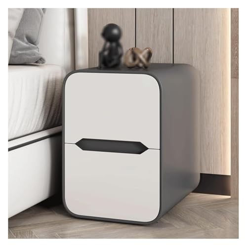 DMBBSAPBSH Nachttisch, Nachtschrank, Moderner Nachttisch-Aufbewahrungsschrank for Schlafzimmer(Dark Grey,35x37x48cm) von DMBBSAPBSH