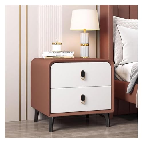 DMBBSAPBSH Nachttisch, Nachtschrank, Wohnzimmer Beistelltisch Seite Schlafzimmer Nachttisch for kleine Räume(Brown) von DMBBSAPBSH