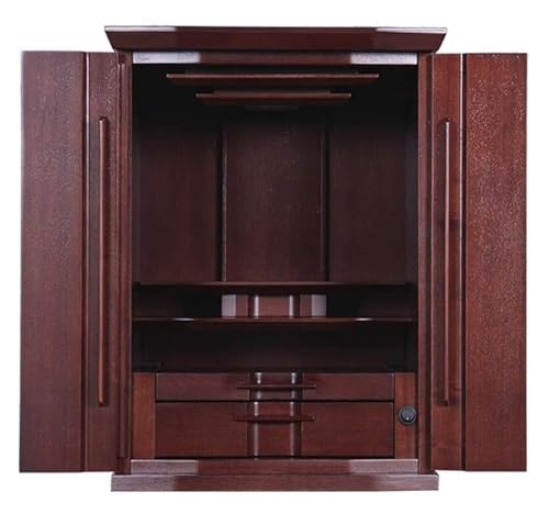 DMBBSAPBSH Schrein Altar, Buddha-Altar Regal, Buddhistischer Altarstatuenständer, Tischaufbewahrungsschränke, Buddha-Statue-Ständer for Meditation, Altarschrank von DMBBSAPBSH