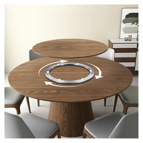 Drehlager aus Aluminiumlegierung, Runde Esstisch-Drehteller-Basislager Haushalts-Drehtellerlager Schwenkbasis for Kuchen-Drehteller(100cm/36inch) von DMBBSAPBSH