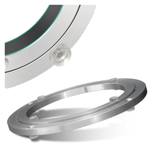 Drehtellerlager aus Aluminiumlegierung, Drehtellerlager mit drehbarer Basis, runder Drehständer, Aluminium-Drehtellerlager for Tischplatten(12in/30cm) von DMBBSAPBSH