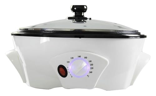 Elektrischer Kaffeeröster, Kaffeeröster mit einstellbarer Temperatur und Timer, Antihaft-Pfanne und einfach zu bedienen. von DMBBSAPBSH