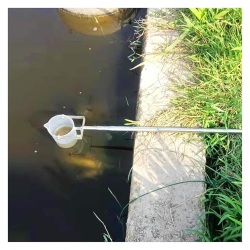 Teleskop-Wasserprobenehmer, Extra lange Wassertiefen-Probenahmebecher for Teichbachabwasser(Length 1.2m-4m(3.8ft-13ft)) von DMBBSAPBSH
