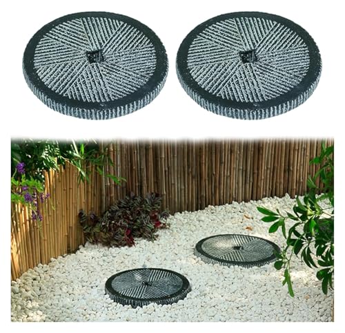 Trittsteine ​​für den Außenbereich, Garten-Landschaftsstein zur Dekoration, dekorativer Trittstein for Gehwege(46cm (18 1/8")) von DMBBSAPBSH