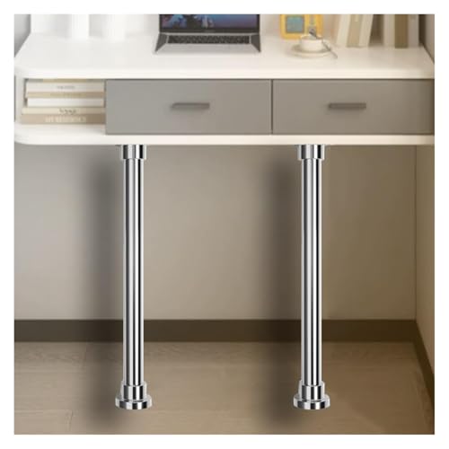 Unterbau-Spülbecken-Halterungen, 2 Stück Teleskop-Spülbecken-Stützstange, Stützbeine aus Edelstahl for Schrankmöbel, Tischvorhang(Height 35-55cm) von DMBBSAPBSH