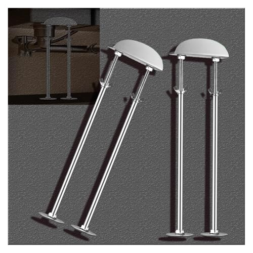 Unterbau-Spülbecken-Halterungen, Verstellbare Halterungen for Küchenspülen, Stützstange for Unterbauspülen, Stützbeine for Badezimmerwaschbecken(H 47-57cm(18.5"-22.5")) von DMBBSAPBSH