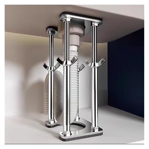 Unterbau-Spülbeckenhalterung, Unterbauwaschbeckenhalterungen, Waschbeckenstützbeine, verstellbare Stützstange for Badezimmerschrank(Height 46-56cm(18"-22")) von DMBBSAPBSH
