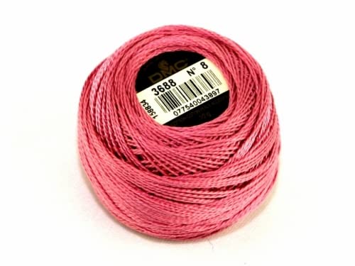 DMC Baumwolle Perle Gewinde Größe 8 3688 – Pro 10 Gramm Ball von DMC