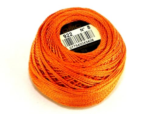 DMC Baumwolle Perle Gewinde Größe 8–922 – Pro 10 Gramm Ball DMC Baumwolle Perle Gewinde Größe 8–922 – Pro 10 Gramm Ball von Belvina