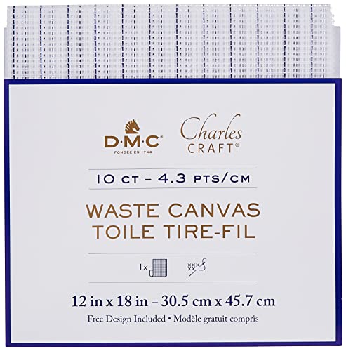 DMC CR9113 Abfallleinwand, 30,5 x 45,7 cm, 10 Stück von DMC