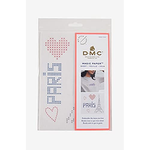 DMC FC206 French Touch Magic Blatt Kreuzstich A5, canvas, verschieden, Nicht zutreffend von DMC