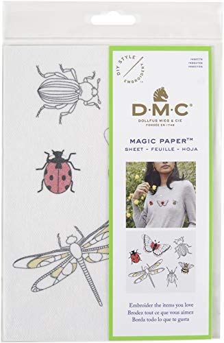 DMC Foglio Magico per Insetti, Formato A5, Tela, Vario, Taglia unica von DMC