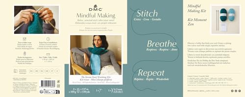 DMC Mindful Making Kit de Tricot pour Coussin de méditation, Coloris Assortis, Taille unique DMC Mindful Making Kit de Tricot pour Coussin de méditation, Coloris Assortis, Taille unique von DMC
