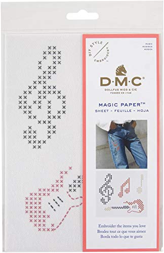 DMC Music Magic Sheet Kreuzstich A5, verschiedene Farben von DMC