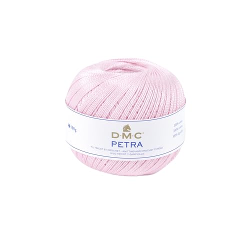 DMC - Petra, Häkel- und Strickgarn | 100% Baumwolle - Ideal für Kleidung, Babykleidung und Wohnaccessoires | 100 Gr von DMC