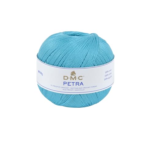 DMC - Petra - Größe 5 - Häkel- und Strickgarn | 100% Baumwolle - Ideal für Kleidung, Babykleidung und Wohnaccessoire | 100 g - 400 m - 60 Farben von DMC