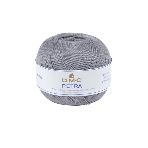 DMC - Petra, Häkel- und Strickgarn | 100% Baumwolle - Ideal für Kleidung, Babykleidung und Wohnaccessoires | 100 Gr von DMC