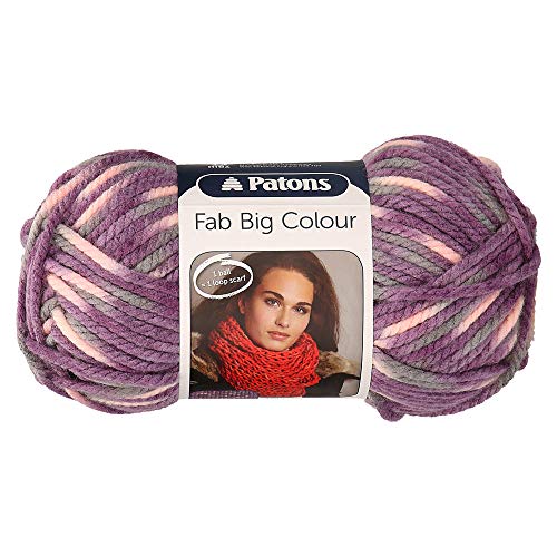 Patons Fab Big Color, Violett-Mix (080), 200 g von DMC