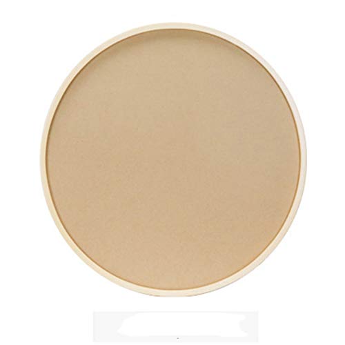 DMCE Runde Massivholz Eleganz Fotorahmen,Dekor Perspex-Fenster Chic Foto Bilderrahmen,Für Wandmontierbar-D Durchmesser 20cm von DMCE