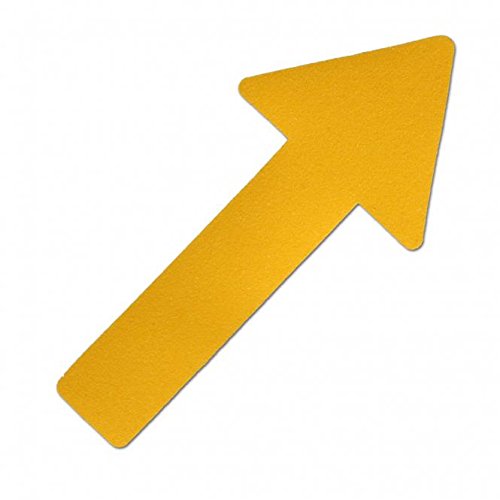 DMD Direct 14.127.114 M2 Allgemeine Zwecke Pfeil Antirutschbelag Boden Schild – Gelb von DMD Direct