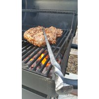 Aus Einer Eisenstahlspitze Handgeschmiedeter Steakwender von DMDesignsCrafts