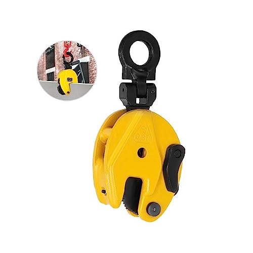 0,8T - 2T Vertikaler Plattenklemmbacken-Öffnungs-Stahlblechheber in Industriequalität for Stahlfabriken und Baustellen Für den täglichen Gebrauch zu Hause(2 Ton) von DMETE