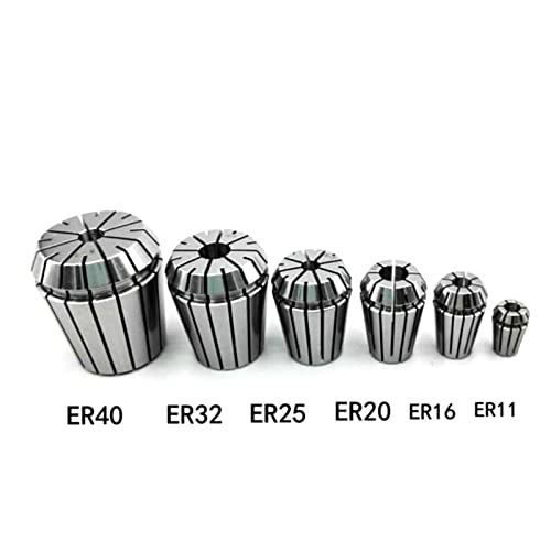 1 Stück ER11 ER16 ER20 ER25 ER32 ER Collet Chuck for CNC Mahlen Cutter Router Werkzeug -Gravurmaschine Spindelmotor Für Gravieren/Fräsen(ER20-10.5MM) von DMETE