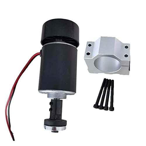 2. 4VDC 200W 1000 rpm. Luftgekühlter Motor / 52mm Klammern/Stromversorgung/Geschwindigkeitsregler/Sägeblatt oder Schleifscheibe Für Gravieren/Fräsen(Package3) von DMETE
