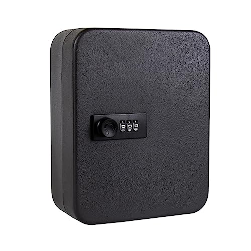 20/28/36 schlüssel Lagerung Box Kombination Tastensperre Multi Schlüssel Klassifizierung Organizer Safe Box for Home Office Fabrik Shop Wohnungsmakler Ersatz(S-Black-Code) von DMETE