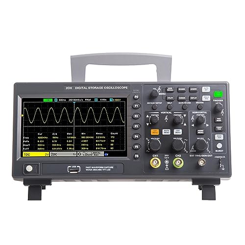 2D15 2C10 2D10 2C15 Digitales Oszilloskop 2 Kanäle 100 MHz/150 MHz Speicher USB Tragbarer Multimeter-Tester Schnelle Identifizierung(D10) von DMETE