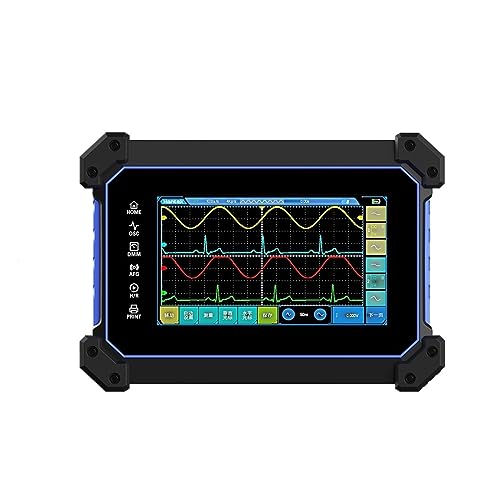 3 in 1 Digital Stora Oszilloskope + Signalquelle + Multimeter 2 Kanäle 110 MHz Bandbreite Tragbares Oszilloskop Schnelle Identifizierung(TO1112D) von DMETE