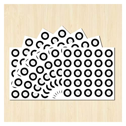 3D-Scan Markierungspunkte 8 mm 16 mm und 10 mm 20 mm Messpunkte Identifizierungsetikett Positionierungsziele Präzises Scannen(10mm*20mm) von DMETE