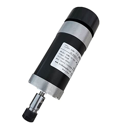 48V 50. 0W ER11. Bürstenlose Spindel + 5 7MM Klemme mit Schrauben + 48V bürstenloser Motortreiber + 4 8VDC 10.5A. Energieversorgung Für Gravieren/Fräsen(Package1) von DMETE
