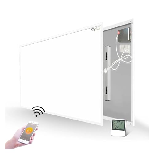 580-W-Infrarot-Flächenheizung mit integriertem Thermostat, WIFI-Wandheizplatte Überhitzungsschutz 580-W-Infrarot-Flächenheizung mit integriertem Thermostat, WIFI-Wandheizplatte Überhitzungsschutz von DMETE