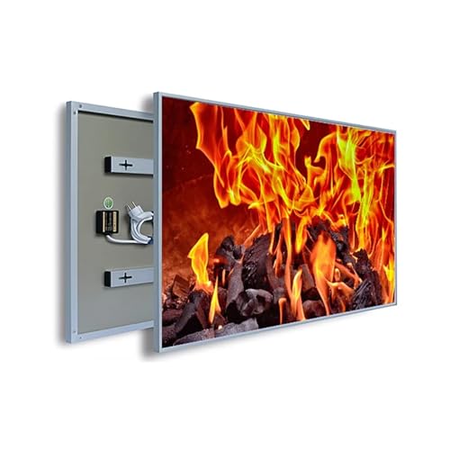600 W Ferninfrarot-Heizpaneel, Karbonkristallbild-Warmheizung, umweltfreundlicher elektrischer, energiesparender Deckenheizer Überhitzungsschutz von DMETE