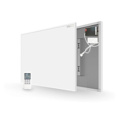 900-W-Infrarot-Flächenheizung mit integriertem Thermostat, ferngesteuerter, wandmontierter Heizplatte Überhitzungsschutz 900-W-Infrarot-Flächenheizung mit integriertem Thermostat, ferngesteuerter, wandmontierter Heizplatte Überhitzungsschutz von DMETE