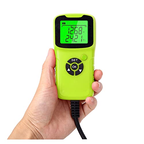 Auto Batterie Ladegerät Tester Analysator 1 2V 2000cca Batteriespannungstestladungskreis Ladungstester automatische Diagnose -Autowerkzeug Für Ethernet und Telefon(Yellow) von DMETE