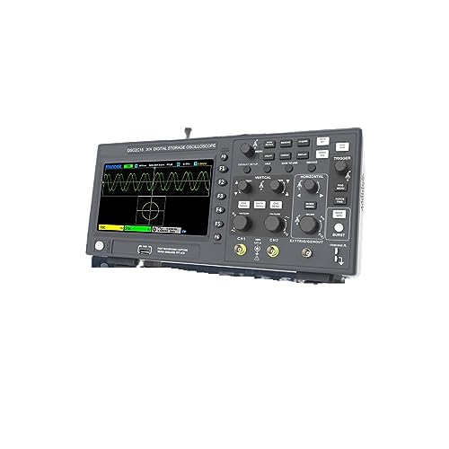 Digitales Oszilloskop 2C15 2D10 2D15 2 Kanäle 100 MHz/150 MHz Speicher USB Tragbarer Multimeter-Tester Schnelle Identifizierung(DSO2C10) von DMETE