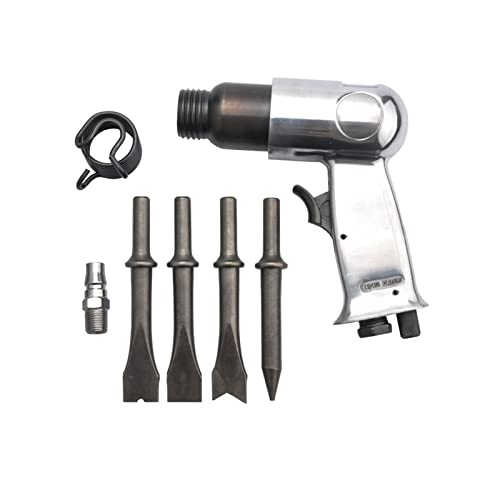 Druckluftwerkzeuge, 150 pneumatische Chipping Hammer Air Meißelschaufel Spaten Rust Entferner Wind Derust Werkzeuge mit 4 Kopf von DMETE