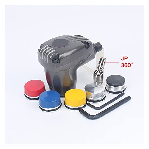 Druckluftwerkzeuge, Air Palm Hammer Automatische Hämmer Pneumatischer Hammer Handgeführter Air Palm Hammer 6 verschiedene Härtespitzen for die Karosseriereparatur Kunststoffeinlagenmontage(Hammer Set von DMETE