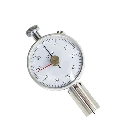Einzel-/Doppelnadeln Shore ACD Härte Tetser Tragbares Durometer for vulkanisierte Gummi-Silikon-Reifen-Kunststoffprodukte zur Kalibrierung(LX-C-1) von DMETE