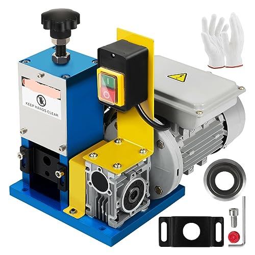 Elektrische Abisoliermaschine, tragbare Abisolierzange, Kabelabisolierer, 1,5–25 mm, 180 W, 220 V, 110 V, for das Recycling von Kupferschrott Heimwerkerbedarf(With Blade 2) von DMETE