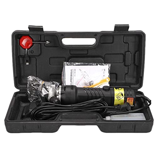 Elektro-Rasenmäher, 3000W elektrische Schaf-Ziegen-Schermaschine 6-Gang-Geschwindigkeits-Schermaschine Bauernhof-Schere Cutter Wolle Scherenschnitt-Maschine Tierscheren(Noir) von DMETE